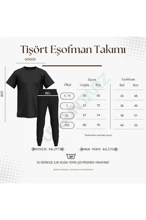 Unisex Outer Banks Tasarım Basklı Tshirt Eşofman Takımı