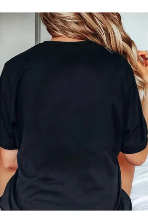 Unisex Kahve Severlere Özel Tasarım Basklı Tshirt