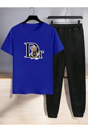 Unisex Dr: Ayi Tasarım Basklı Tshirt Eşofman Takımı