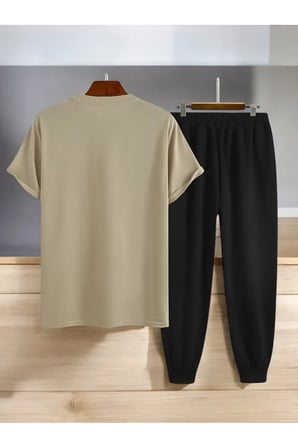 Unisex Dr: AYI Tasarım Basklı Tshirt Eşofman Takımı