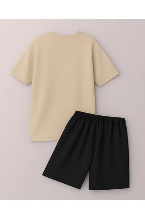 Unisex Baskılı Tasarım Şort Takım Spor Eşofman Takımı