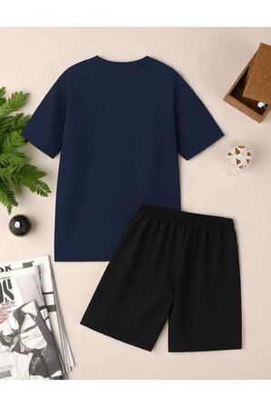 Unisex Kesinlikle Hayır. Tasarım Basklı Tshirt Şort Takımı