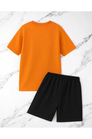 Unisex Pırlantalı Kadın Portresi Tasarım Basklı Tshirt Şort Takımı