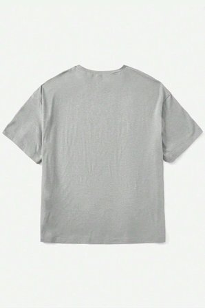 Unisex Çift Kurdele Tasarım Basklı Tshirt