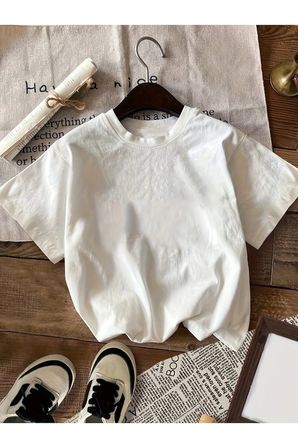 Unisex Şehir Manzaralı Vangogh Baskılı Oversize Tişört