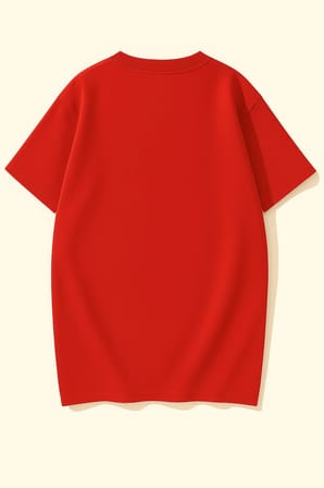 Unisex İstiridye Kabuk Tasarım Basklı Tshirt