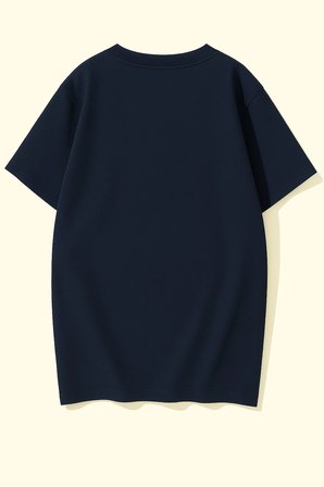 Unisex İstiridye Kabuk Tasarım Basklı Tshirt