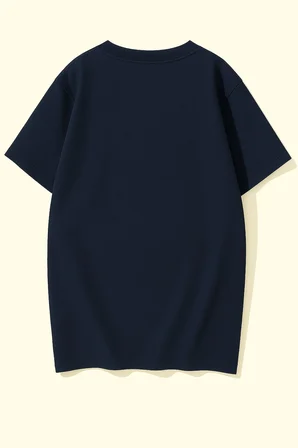 Unisex İstiridye Kabuk Tasarım Basklı Tshirt