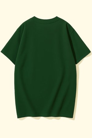 Unisex İstiridye Kabuk Tasarım Basklı Tshirt