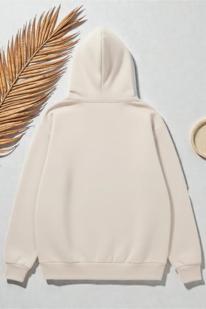 Unisex DONT OVER THINK Tasarım Basklı Sweatshirt