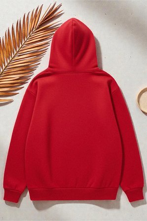 Unisex DONT OVER THINK Tasarım Basklı Sweatshirt