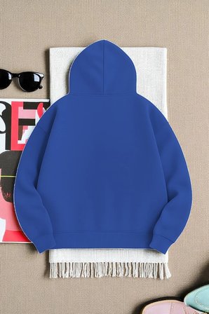Unisex ERİYEN KALPLER Tasarım Basklı Sweatshirt