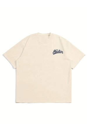 Unisex Mountain Tasarım Basklı Tshirt