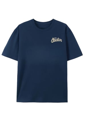 Unisex Mountain Tasarım Basklı Tshirt