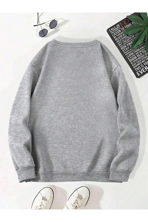 Unisex Caroline Karakter Baskılı Oversize Swweatshirt