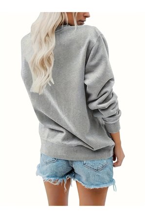 Unisex Sevimli Kurbagalar Baskılı Oversize Sweatshirt