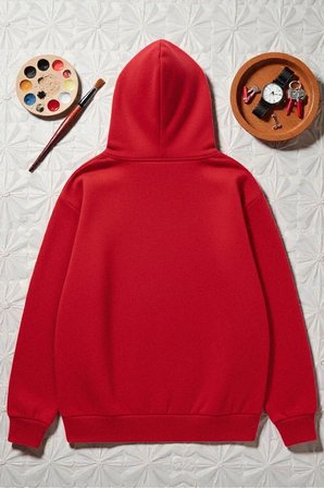 Unisex Good Days Baskılı Oversize Sweatshirt