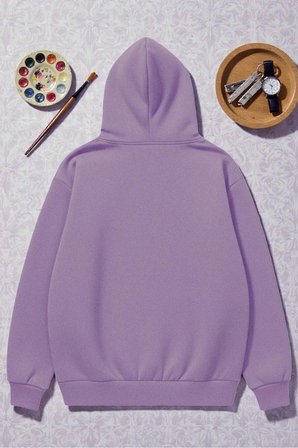 Unisex Good Days Baskılı Oversize Sweatshirt