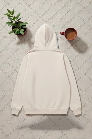 Unisex Future Baskılı Oversize Sweatshirt