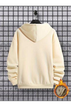 Unisex Alcakgonullu Kal Baskılı Oversize Sweatshirt