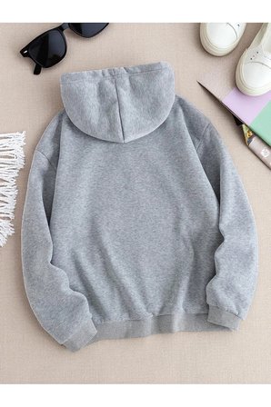 Unisex Thousand Baskılı Oversize Sweatshirt