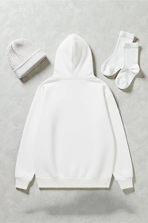 Unisex Eternal Light Baskılı Oversize Sweatshirt