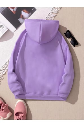 Unisex Classical Baskılı Oversize Sweatshirt