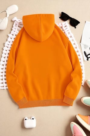 Unisex Classical Baskılı Oversize Sweatshirt