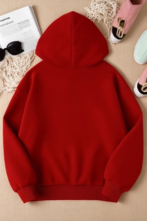 Silüet Baskılı Oversize Sweatshirt