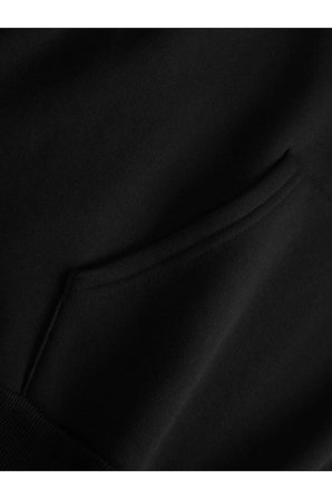 Unisex Boston Baskılı Oversize Sweatshirt