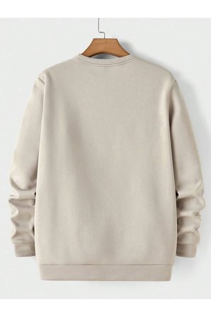 Unisex Astronot Baskılı Oversize Sweatshirt
