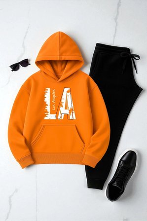 Unisex Los Angeles Baskılı Eşofman Takımı
