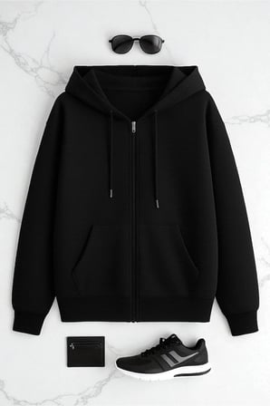 2'li Paket Fermuarlı Mevsimlik Sweatshirt