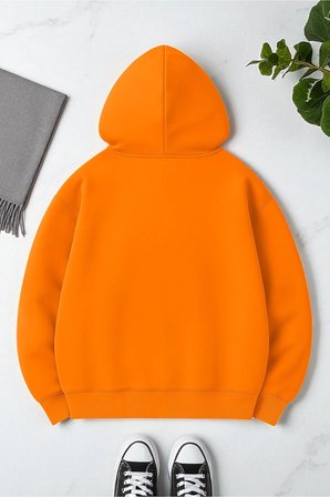 La California Baskılı Oversize Sweatshirt