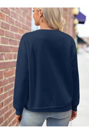 Milano Baskılı Oversize Sweatshirt