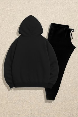 Unisex Chigo Baskılı Oversize Eşofman Takımı