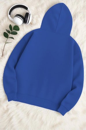 New York Baskılı Oversize Sweatshirt