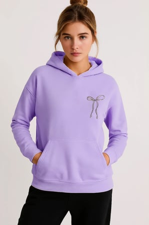 Unisex Fear Faith Over Baskılı Tasarım Oversize Sweatshirt