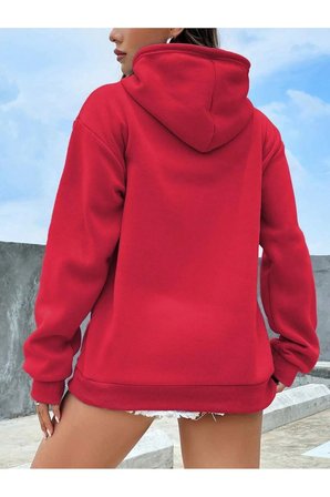 The Future Baskılı Oversize Sweatshirt