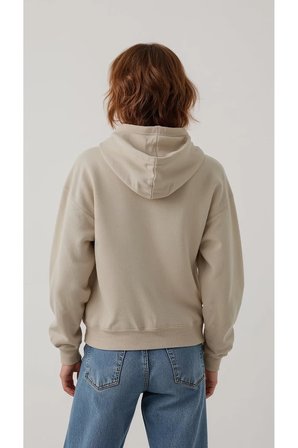 Unisex Jean Desenli Kalp Baskılı Tasarım Oversize Sweatshirt