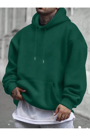 Unisex Brooklyn Bridge Baskılı Oversize Sweatshirt