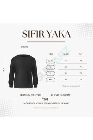Uykucu Panda Baskılı Bisiklet Yaka Sweatshirt