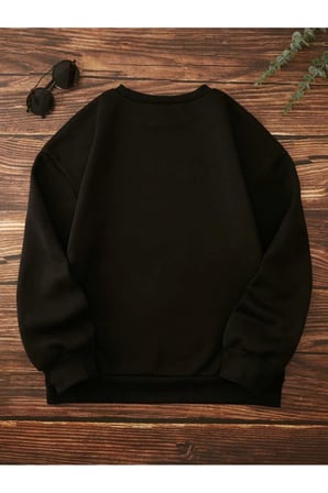 Unisex Today is The Perfect Tasarım Basklı Bisiklet Yaka Sweatshirt