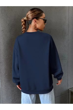 Unisex Fiyonk & Steteskop Tasarım Basklı Bisiklet Sweatshirt