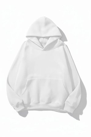 Unisex Yumuşak Dokulu Düz 3 İplik Oversize Sweatshirt – Sade ve Modern Görünüm