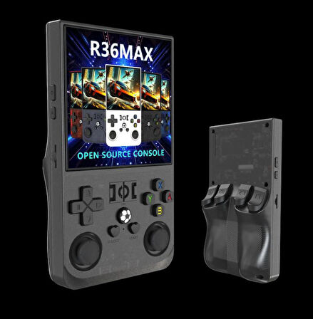 Konsol Plus R36S Max Retro El Oyun Konsolu 4.0'' IPS Ekranlı 18.000 Oyunlu