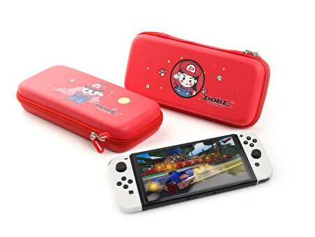 Nintendo Switch ve Oled Uyumlu Fermuarlı Koruma Çnatası DOBE iTNS-1130 3 Renk