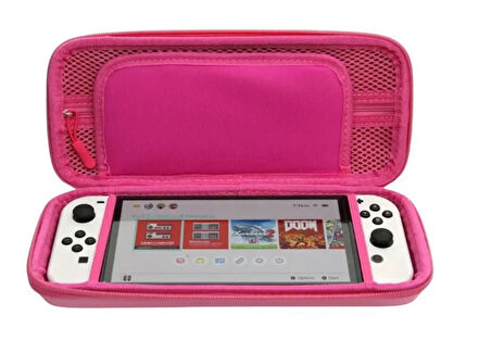 Nintendo Switch ve Oled Uyumlu Fermuarlı Koruma Çnatası DOBE iTNS-1130 3 Renk