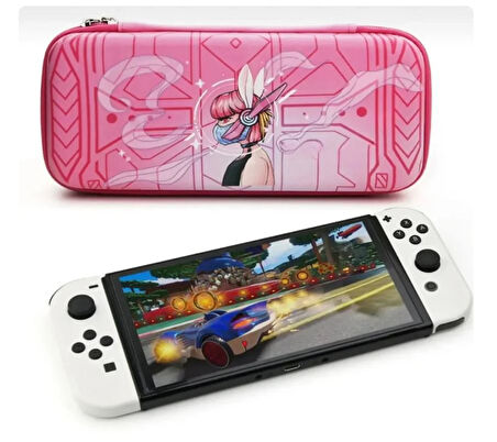 Nintendo Switch ve Oled Uyumlu Fermuarlı Koruma Çnatası DOBE iTNS-1130 3 Renk