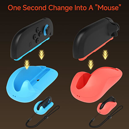 Nintendo Switch 2 Manyetik Mouse Grip Tutacak JYS